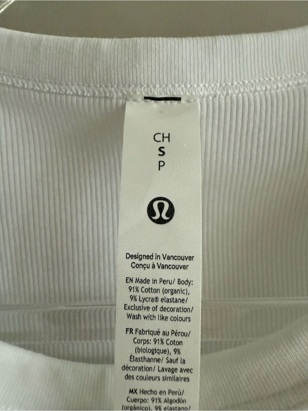 Lululemon Women’s Ribbed Tee - Picture 5 of 5